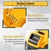 New Battery Compatible For Dewalt Power Tools 18V 8.0Ah Rechargeable Electric Tool Lithium Batteries 20V 18Volt 18v 5Ah 6Ah 8Ah 4