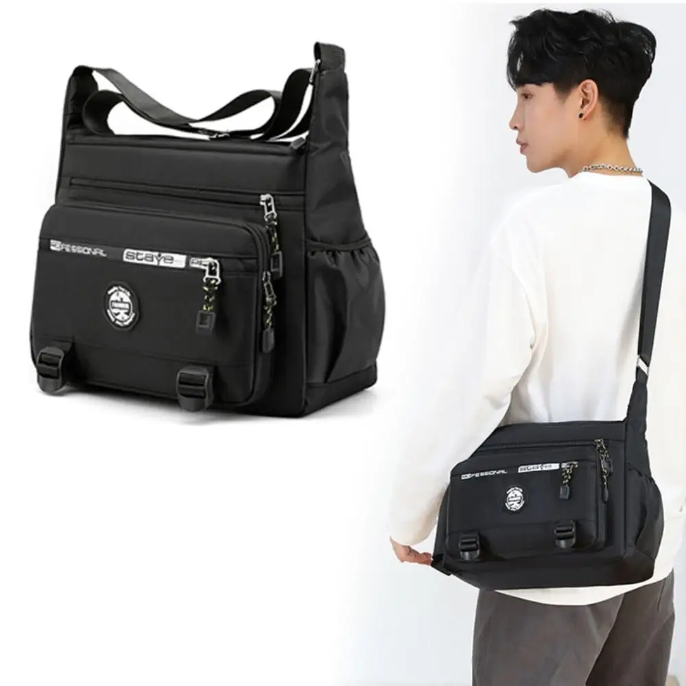 

Large Capacity Crossbody Bag Fashion Multi-pocket Oxford Shoulder Bag Messenger Bag Men