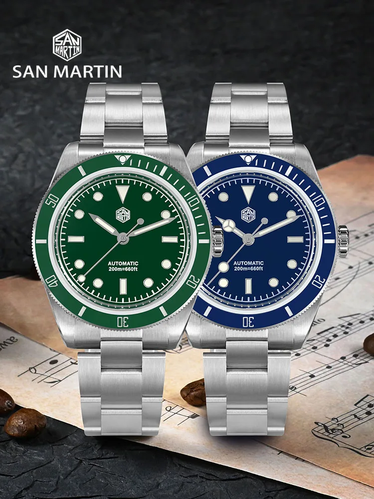 Orologio Subacqueo San Martin SN046G Acciaio 316L Vetro Zaffiro – Movimento Automatico NH35, 200 M Impermeabile, Quadrante Arancione