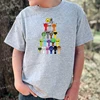 3D Print Cute Sprunki T Shirt For Kids Incredibox Game Character Pattern T-Shirt Fashion Sprunki Short Sleeve Boy Girl Tops Tees 3