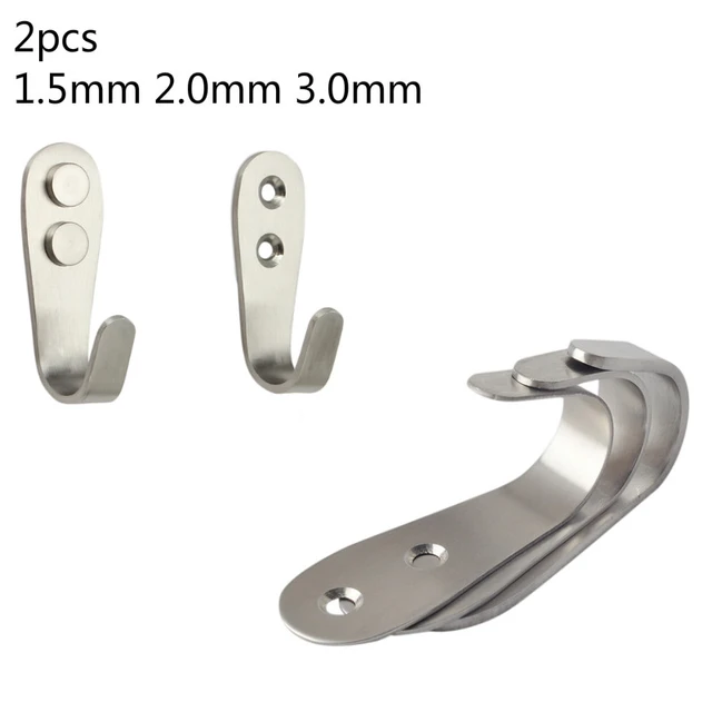 10pcs Heavy Duty Stainless Steel Hanger 3mm Thick Metal Hangers