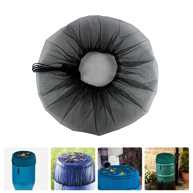 Esővíz-Gyűjtemény Nettó Burkolat Fekete Vödör Motorháztető Védő Kültéri Elválasztó Képernyő Rovarbiztos
