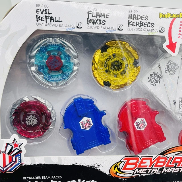 정품 베이블레이드 메탈 마스터 팀 스타 브레이커 세트로 추억을 되살리세요!