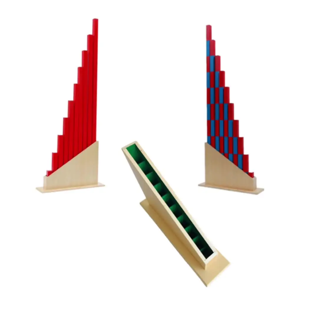 モンテッソーリ　赤い棒・数棒のスタンド 　Montessori 楽天市場】モンテッソーリ 赤い棒・数棒のスタンド Montessori Stand