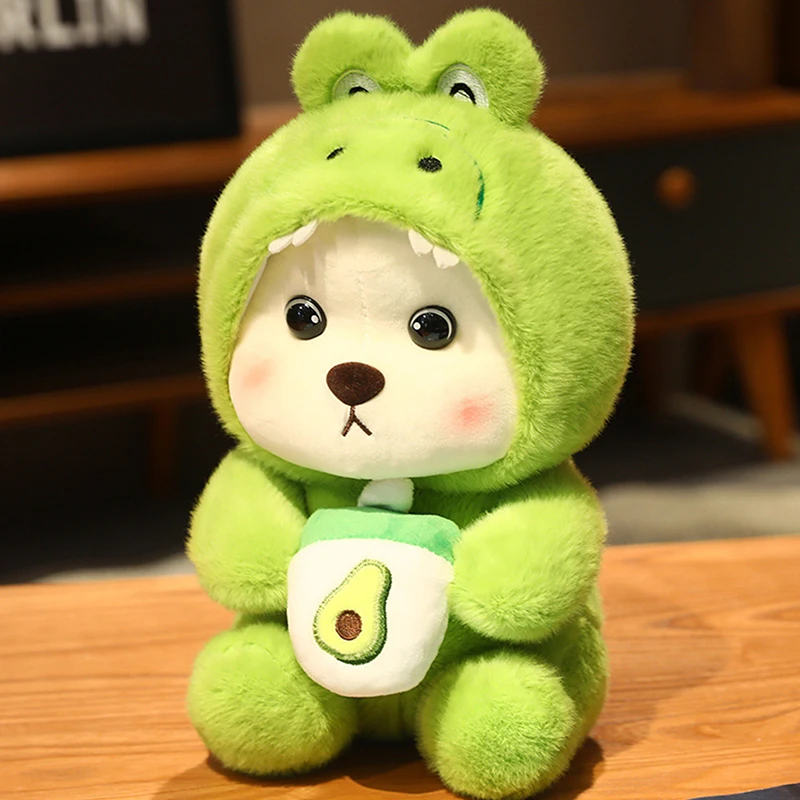 thumbnail image 1 of Crossdressing Capibara Unicorn/Panda Teddy Bear Doll Plush Toys Gift For Children, 1 of 5