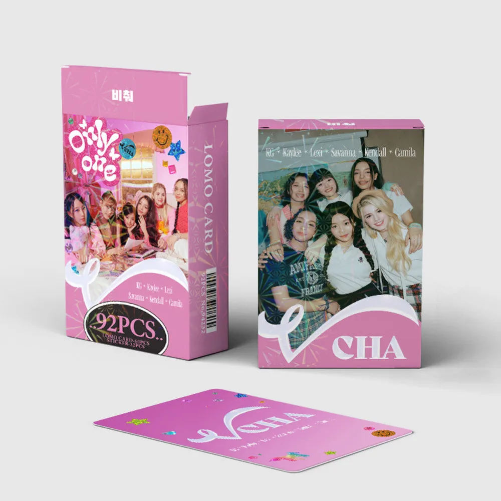 VCHA 주변 사진 인스타그램 지지대 소형 카드, 양면 92 LOMO 카드, 새로운 스타일