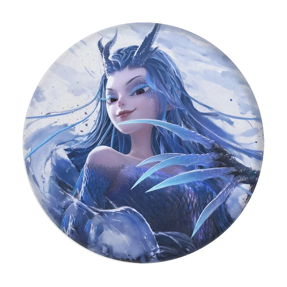 Ne Zha Badge Brooches Ao Bing Ao Guang Shen Gongbao Cartoon Brooch Metal Brooch for Clothes Backpack Accessories Gift