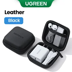 Durable Compact Earphone Accessories Carrying Case - Daily Use (Black)