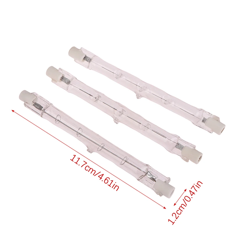 100/200/300W Halogen Lamp 118mm Double Ended Linear R7s Halogen Light Bulb AC230V Household Decor R7s Bulb halogen bulb