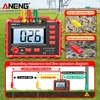 ANENG MH14 Ground Resistance Megohm Testers Meter Megohmmeter Voltmeter Red Color 1999 Conuts Ohm Detector without BatteryTools 3