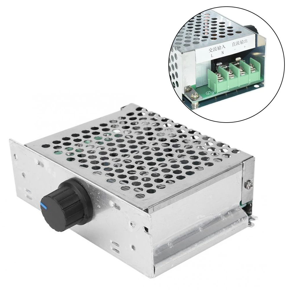 

220V 3000W AC SCR Voltage Regulator Dimmers Electric Motor Speed Controller Regulator Ideal For Small Motor Furnace Water Heater