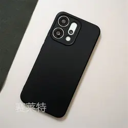 Matte Black Slim Thin Soft TPU Silicone Phone Case for OPPO Find X8S Plus (Matte black)