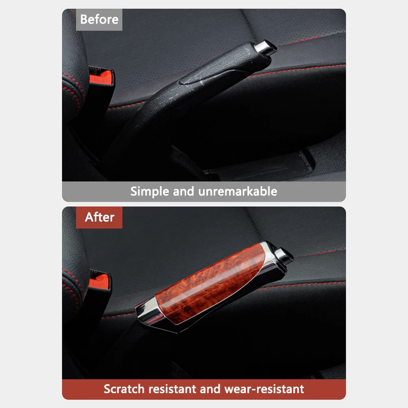 가죽 카본 파이버 자동차 기어 핸드브레이크 커버 BMW 미니 쿠퍼 R50 R53 R55 R56 R60 R61 F54 F55 F56 F60용 실내 액세서리