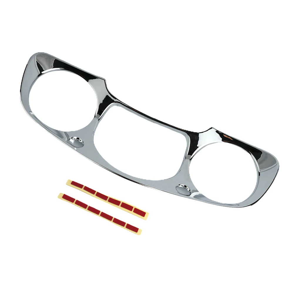 

Задняя крышка, водонепроницаемая панель с акцентом, 1 шт., аксессуары, хромированные Запчасти для приборной панели для Honda GL1800 2001-2005