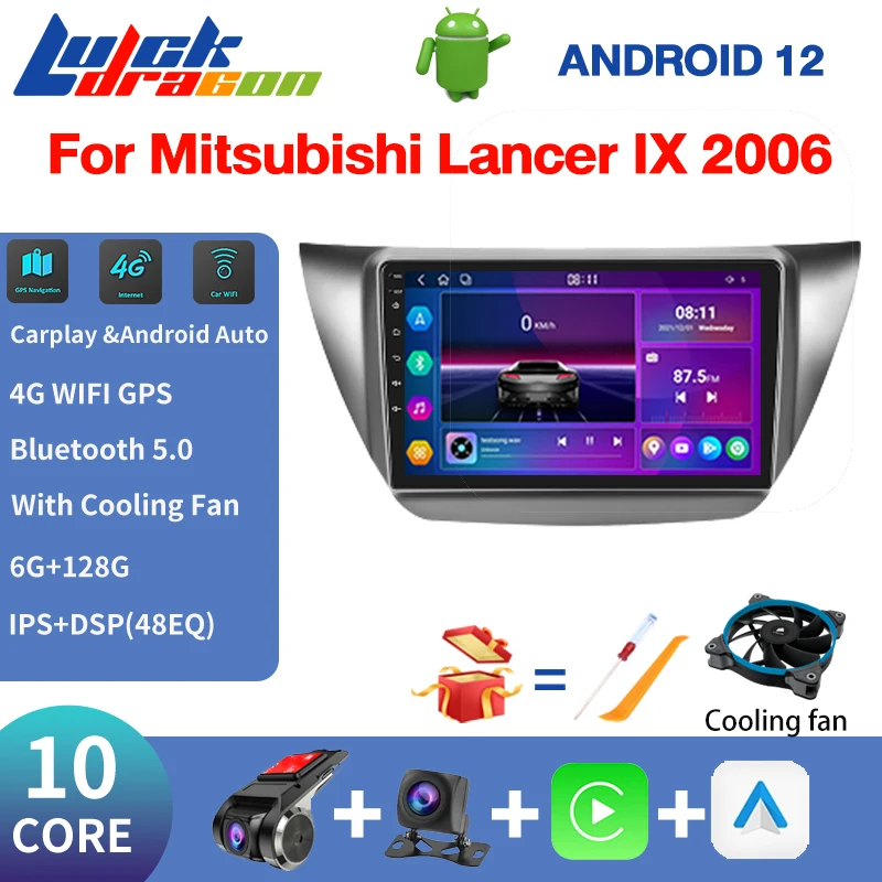 

2 Din Android Car Radio For Mitsubishi Lancer IX 2006 Car Stereo GPS Navigation Multimedia Audio Player Head Unit Autoradio