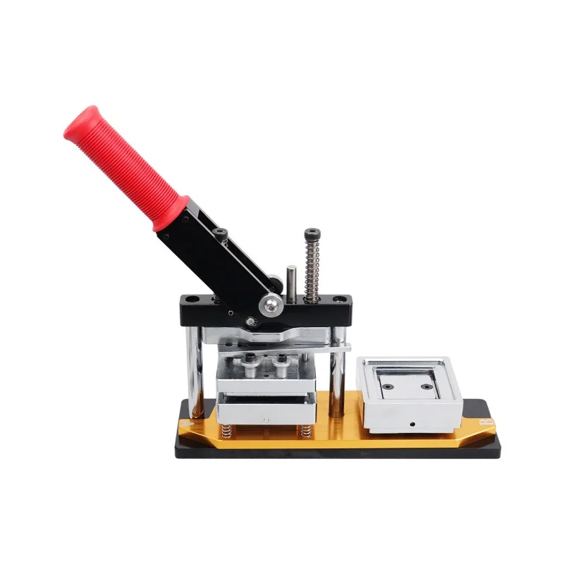 50x50mm/1.97x1.97 Inch Square-Shaped Maker Machine for DIY Refrigerator Magnet with 100 Sets Fridge Magnet Button Maker Supplies