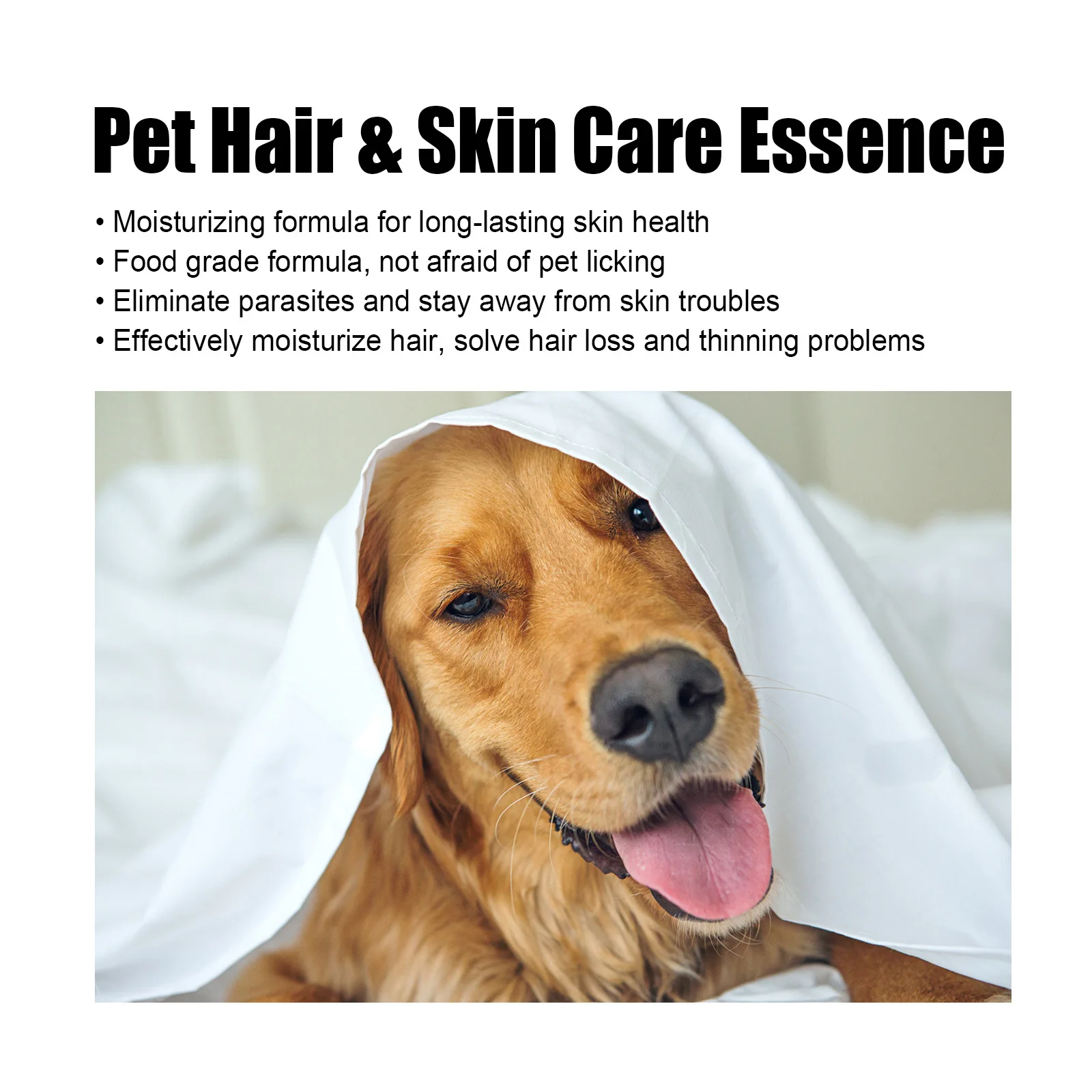Pet Skin Care Essence Promote Hair Growth Hair Thinning Moisturizing Wound Cleaning Repair Skin Itching Relieving Cat Hair Serum 4