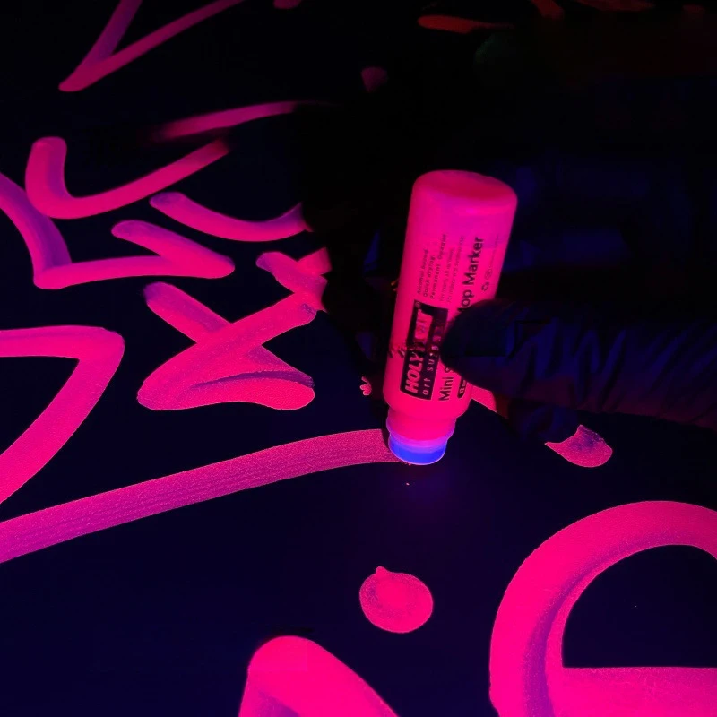 Mini Graffiti Flow Paint Pen - Waterproof Round Tip Fluorescent Art Marker
