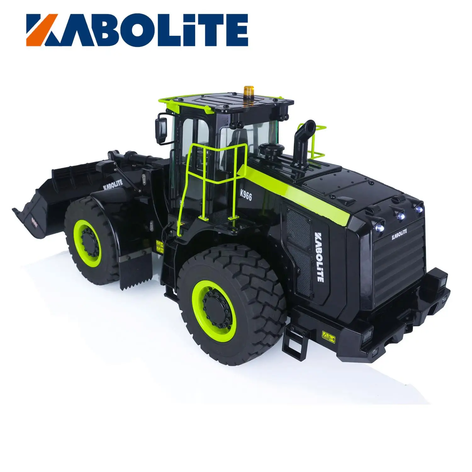 In Stock KABOLITE K966 1/16 Painted Assembled Hydraulic RC Loader HUINA Remote Control Construction Vehicle Toy Model Gift 2