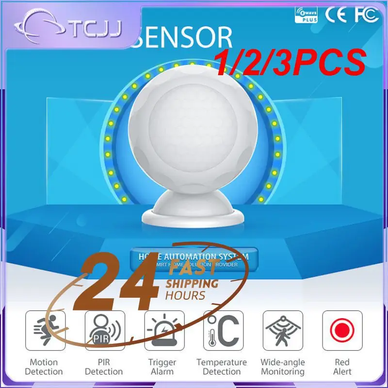 

1/2/3PCS Plus Infrared Detector PIR Motion Sensor Temperature Home Automation Z Wave Alarm System Motion Sensor NAS-PD02Z