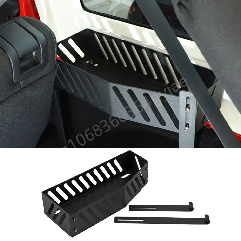 

Правый багажник, коробка для хранения для Jeep JK 07-17, 4 двери, алюминиевый багажник автомобиля, корзина для хранения, правый боковой ящик для хранения, аксессуары