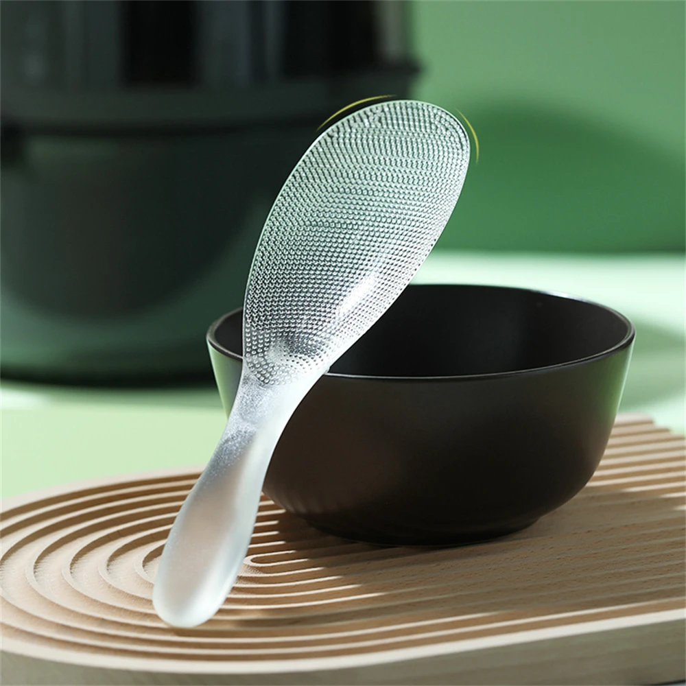 

Transparent Rice Spoon Transparent Japanese Food Grade High Temperature Resistance Serve Rice Rice Spoon Thickened Spoon Rice