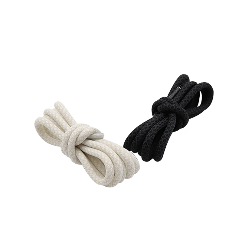 Shoe Accessories 4.7MM 2 Colors Reflective Glowing Shoestring 60-180CM Private Label Polyester Shoe Ropes Strong Lacet Sznurówki