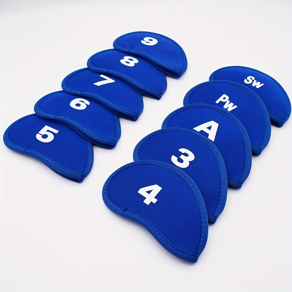 10Pcs Tragbare Golf Club Eisen Kopf Abdeckungen Schutz Golfplätze Kopf Abdeckung Set Headcover Schutz Golf Liefert – Detail 8