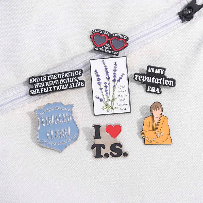 Cartoon Pop Sänger Sammlung Emaille Pins niedlichen dekorativen Broschen Revers Abzeichen Kleidung Rucksack Zubehör Pin Geschenk für Freund – Detail 10
