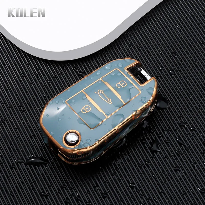 TPU Car Remote Key Case Cover Shell For Peugeot 208 107 206 306 307 308 2008 3008 4008 5008 RCZ Citroen C1 C2 C3 C4 C5 CACTUS C8 key case,key case cover,car key shell,remote control case cover