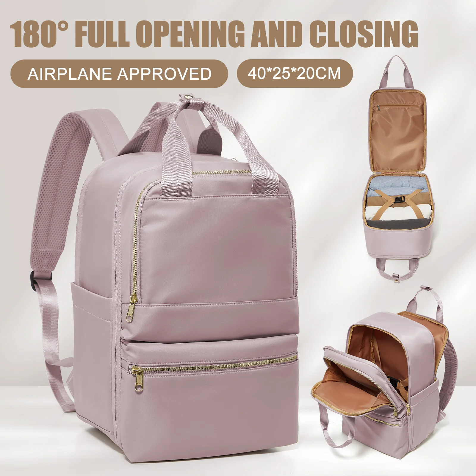 حقيبة ظهر كبيرة للسفر حقيبة ظهر مضغوطة للاستخدام ا...