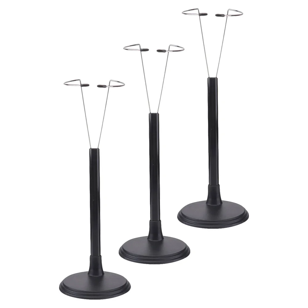 

3 Pcs Support Frame Show Rack Stand Holder Small Adjustable Displaying Figure Movable Stands Crochet Pvc Action for