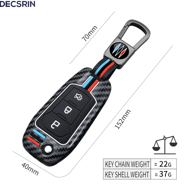 Premium Car Remote Key Case Cover Shell Fob - 2/3 Buttons, Key Bag Accessory