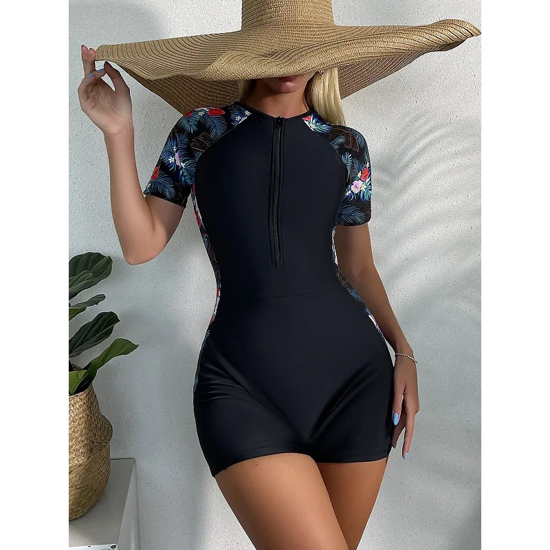 New Swimsuit High-Grade One-Piece Slim Fit Slimming Women's Swimsuit Sexy Style Dress Swimsuit