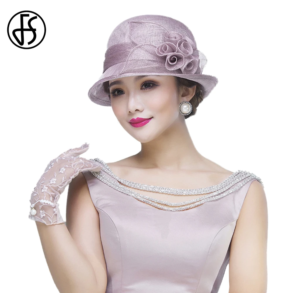 knee length dresses for ladies Lily and Taylor Hat H214-SIL Silver / One Size Fits All main image 0