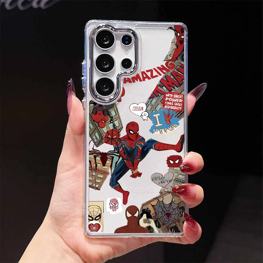 Spider-Man Anime Transparent Soft Phone Case