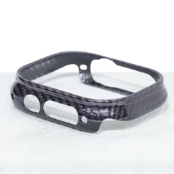 Premium Genuine Carbon Fiber Protective Cover for 49MM(Ultra1 Ultra2) (Glossy Black)