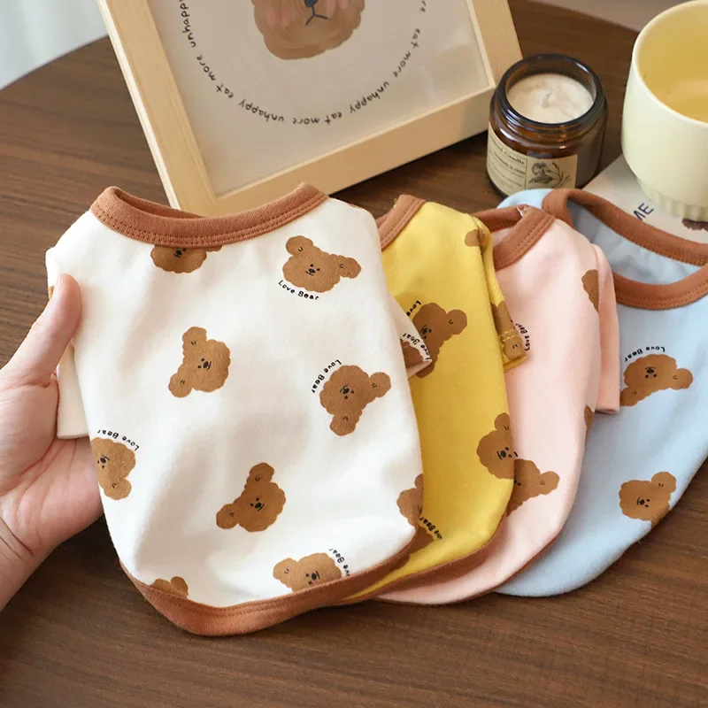 Pet Dog Autumn/Winter Bear Base Coat Autumn/Winter Small Dog Home Clothing Dogs Hoodie Autumn Hoodie Base Puppy Clothes Pet Clothes