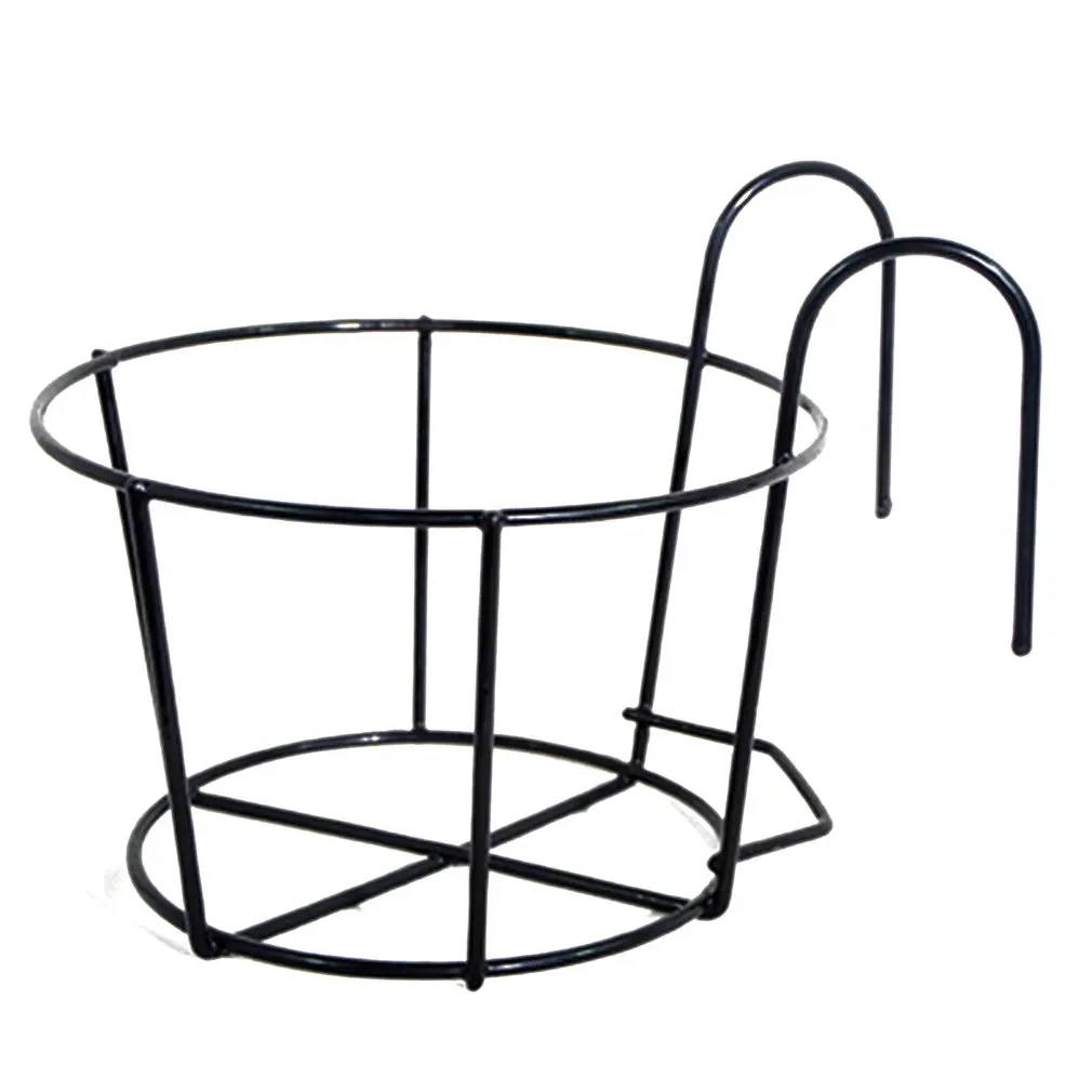 

Hot Metal Round Hanging Flower Pots Iron Indoor Outdoor Plant Stand for Patio Garden Balcony Living Room Bedroom fast Delivery