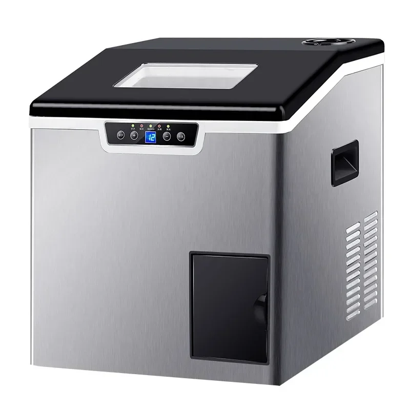 40KG  Household Multifunctional Water Dispenser Ice Cube Making Machine  Commercial Ice Maker Milk Tea Shop  Ice Making Machine 3
