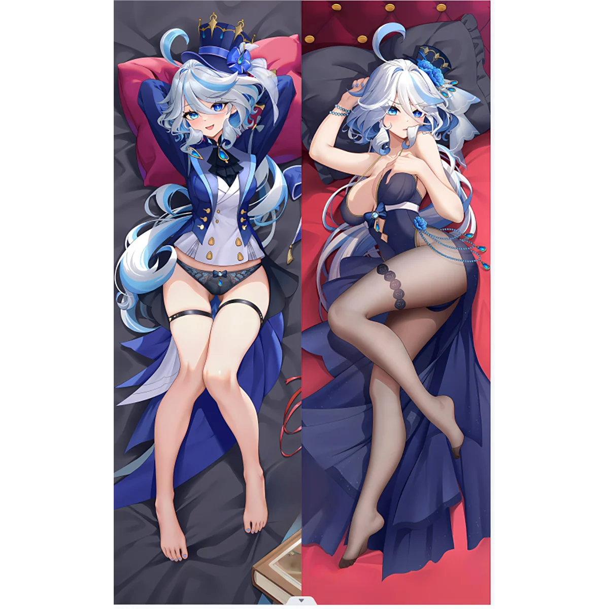 

Genshin Impact Focalors Furina Hugging Body Pillowcase Anime Cosplay Dakimakura Pillows Case Otaku Moegirl Cushion Cover