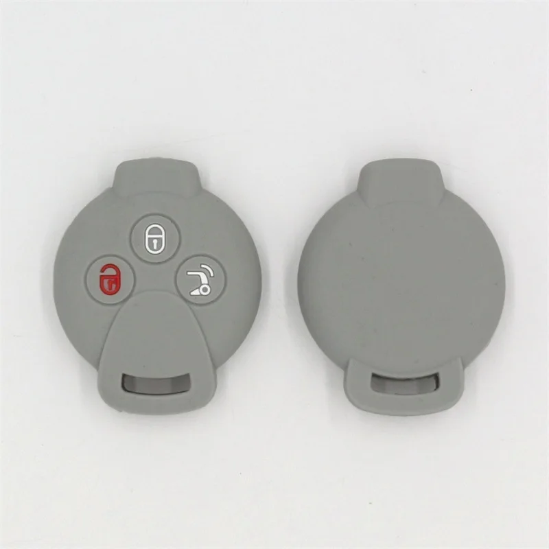 Silicone Car Key Case Cover for Benz Smart Fortwo Forfour 2009