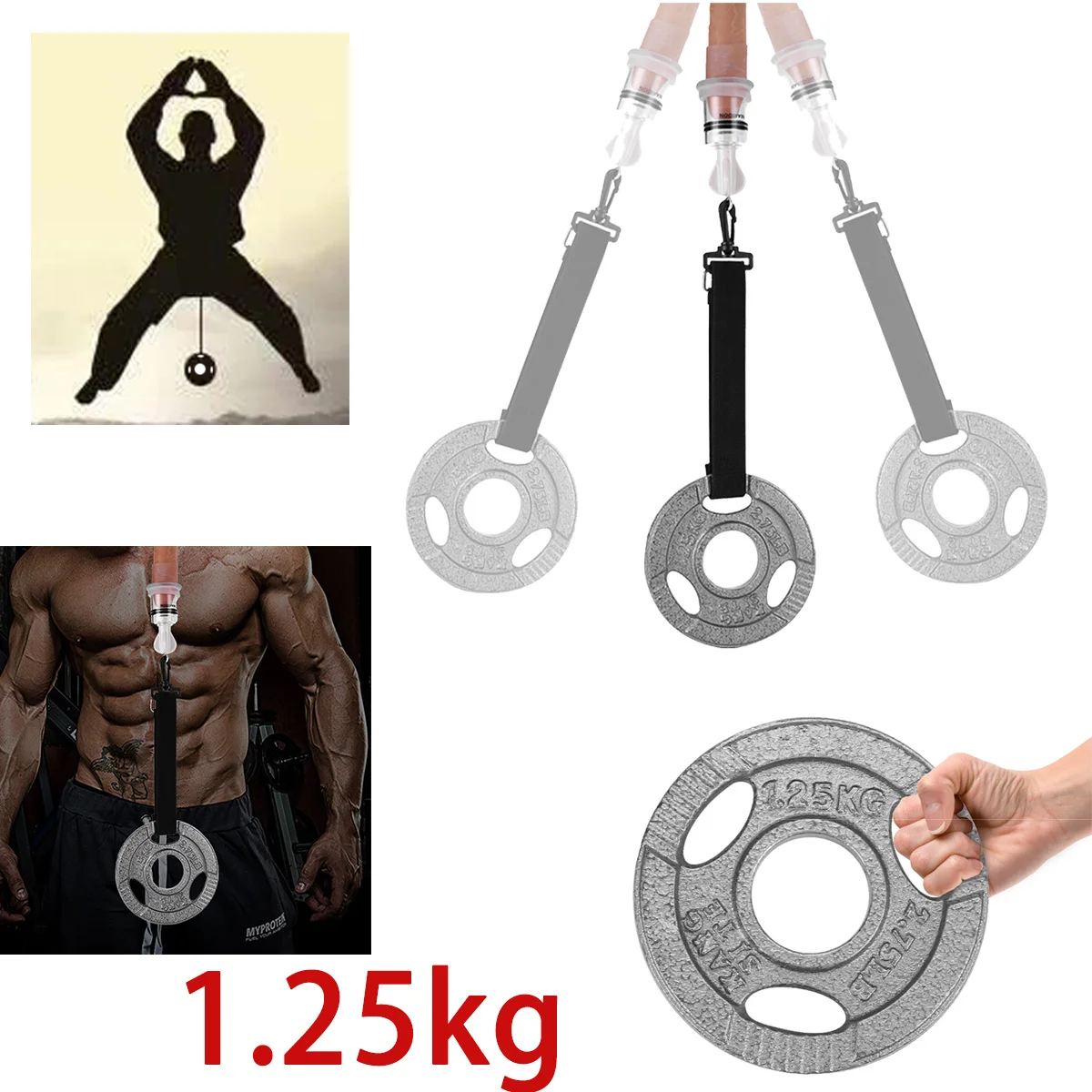 Penis Hanger Weight Swing Discus Steel Extender Stretching Pene Growth Enlargement Belt Trainers For Men Sex Tool Giocattoli Per Adulti Sm