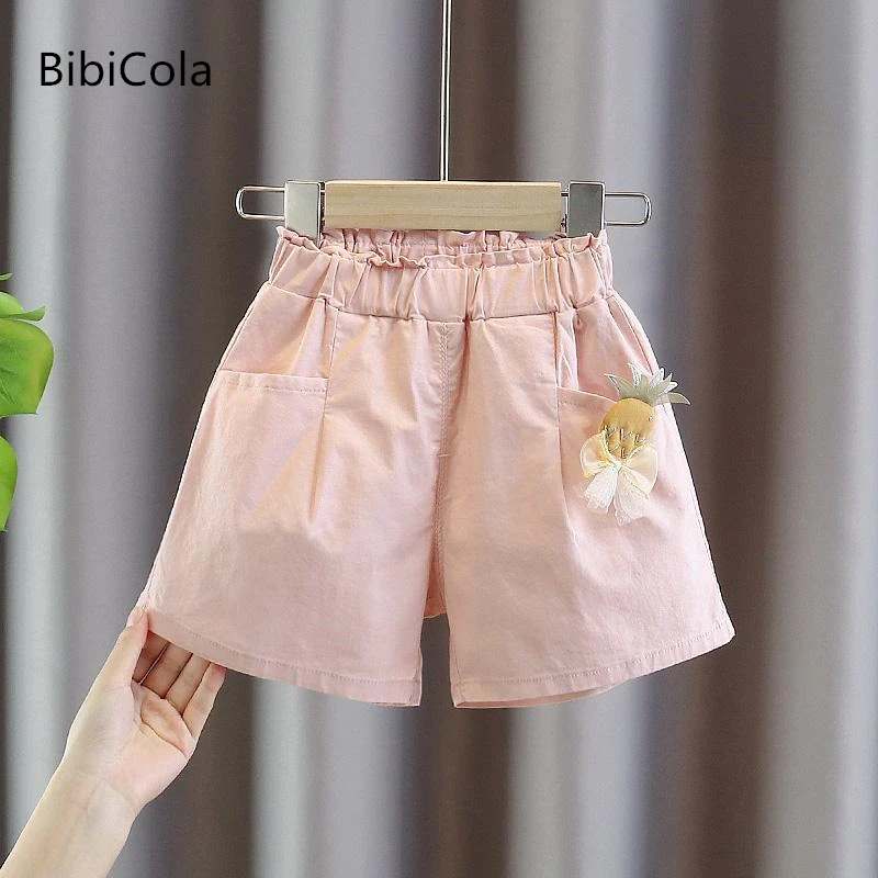 2022 Summer Kids Girls Shorts pineapple print Princess Shorts Fashion
