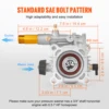 VEVOR Pressure Washer Pump 3/4" Shaft Horizontal 3400 PSI 2.5 GPM Replacement Power Washer Pumps Kit Compatible with Honda RYOBI 3