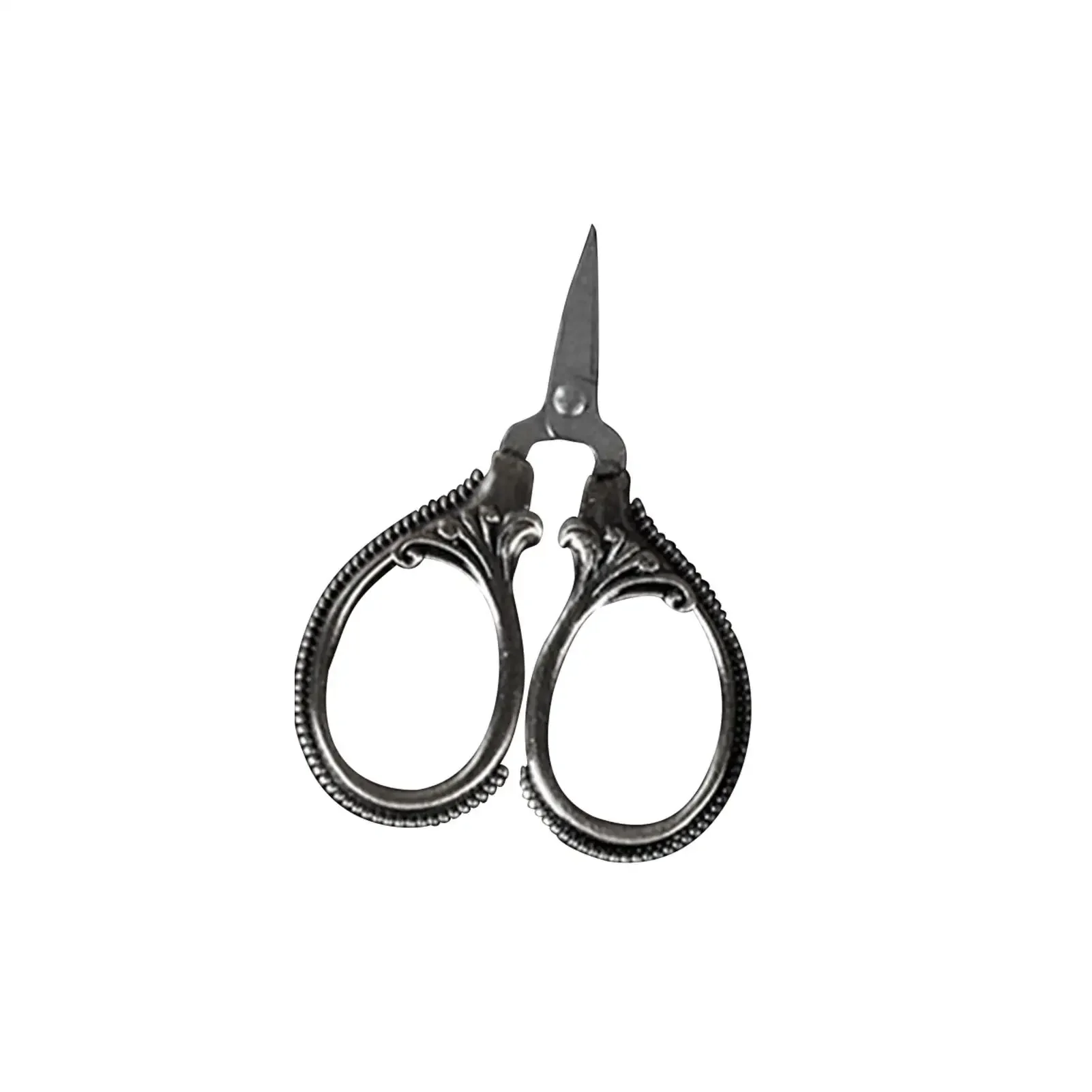 1Pc 미니 레트로 포켓 가위 골동품 스레드 커터 빈티지 자수 크로스 스티치 바느질 스테인레스 스틸