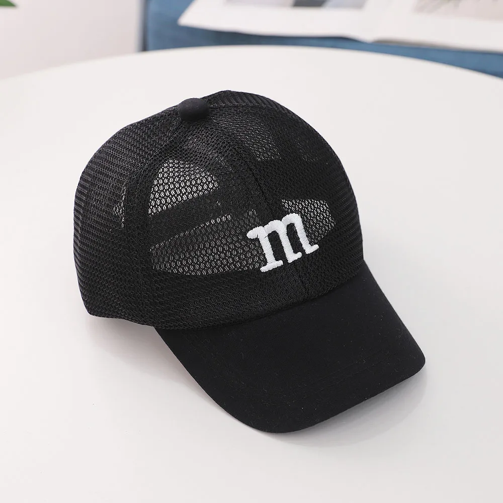 Summer Newborn Baby Baseball Cap Girl Boy Cartoon Sunscreen Sunshade Sun Hat Outdoor Embroidered Letter Peaked Caps Children