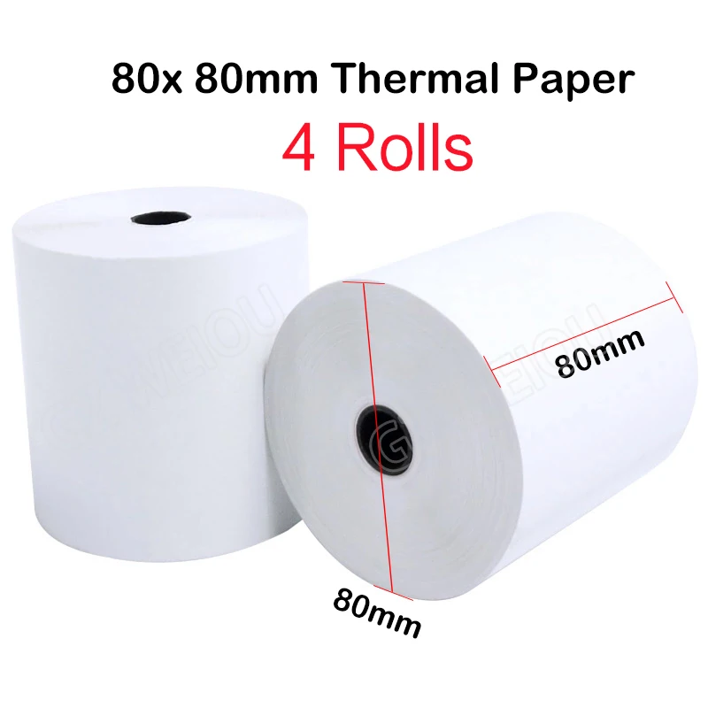 Rouleau de papier thermique 80mm, parfait pour Mini imprimante thermique  Portable Compatible avec téléphone Portable 20 rouleaux de papier -  AliExpress