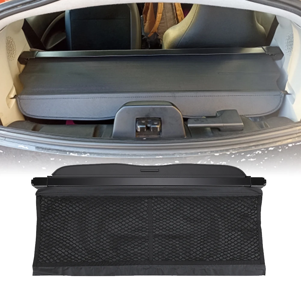 Für smart fortwo forfour Kofferraum vorhang abdeckung Kofferraum  aufbewahrung tasche Netz Kofferraum fracht abdeckung
