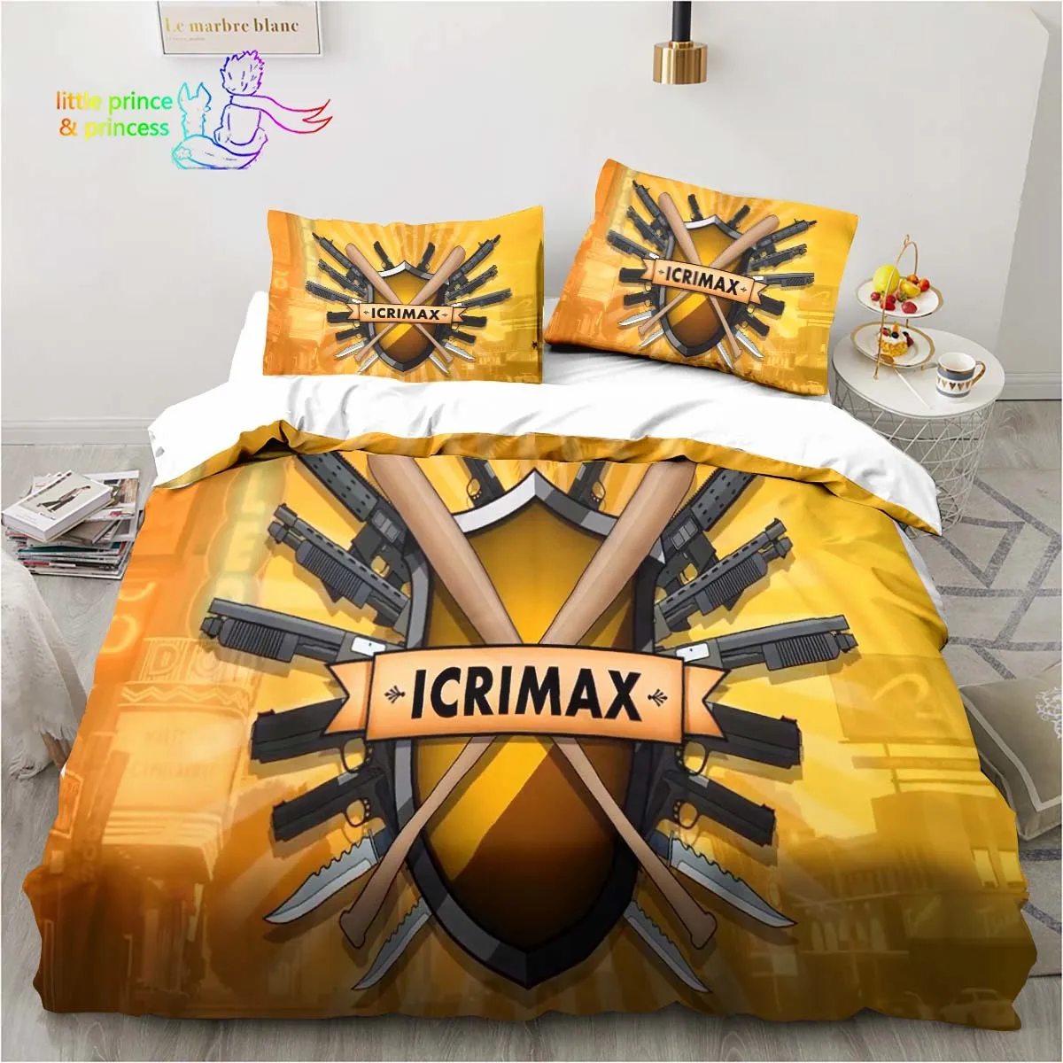 

Icrimax 3D Print Bedding Set Single Twin Full Queen King Size Bed Set Adult Kid Bedroom